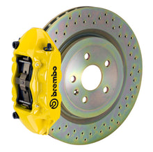 Cargar imagen en el visor de la galería, Brembo 08-13 C30 Delantero GT BBK 4 pistones fundidos 336 x28 1 pieza rotor perforado - Amarillo