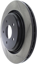 Cargar imagen en el visor de la galería, StopTech Power Slot 06-08 Cadillac XLR/XLR-V / 06-10 Chevy Corvette (Z51) Rear Left Slotted Rotor