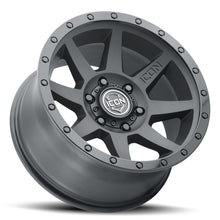 Cargar imagen en el visor de la galería, ICON Rebound 17x8.5 5x150 25mm Offset 5.75in BS 110.1mm Diámetro Doble Rueda Negra