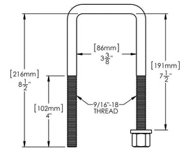 U-Bolt Flip Kit Front For 79-95 Toy Pickup 85-95 4Runner Trail Gear
