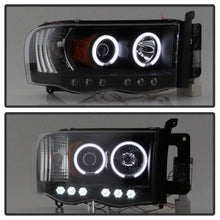 Cargar imagen en el visor de la galería, Spyder Dodge Ram 1500 02-05 03-05 Projector Headlights CCFL Halo LED Blk PRO-YD-DR02-CCFL-BK