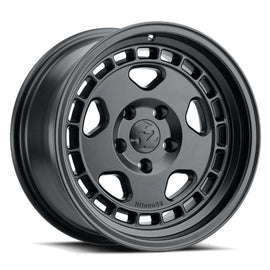 quince52 Turbomac HD Classic 17x8.5 5x127 0mm ET 71.5mm Diámetro central 4.75in BS Rueda negra asfalto