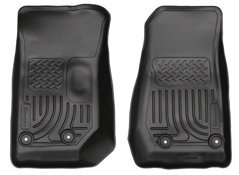 Husky Liners 14 Jeep Wrangler 2/4 puertas Weatherbeater negro revestimientos para piso delantero