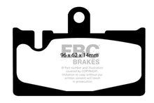 Cargar imagen en el visor de la galería, EBC 01-06 Lexus LS430 4.3 Redstuff Rear Brake Pads