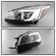 Cargar imagen en el visor de la galería, xTune 13-16 Ford Escape 13-16 LED Light Bar Halogen Proj Headlights - Chrome (PRO-JH-FESCA13-LB-C)