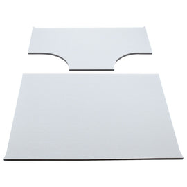 DEI 03-06 Jeep Wrangler TJ 2 puertas con altavoces Boom Mat Headliner - 2 piezas - Blanco