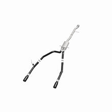 Cargar imagen en el visor de la galería, MagnaFlow SYS Cat-Back 4in Black Dual Split Rear Tips 14-15 Chevy Silverado/GMC Sierra 4.3L-5.3L