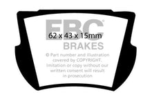 Cargar imagen en el visor de la galería, EBC 66-74 Lotus Elan 1.6 Ultimax2 Rear Brake Pads