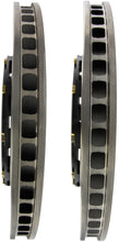 Cargar imagen en el visor de la galería, StopTech 09-11 Nissan GT-R Front Slotted Bare Iron 380x34mm Aero-Rotor Kit Pair