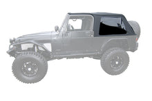 Cargar imagen en el visor de la galería, Rampage 2004-2006 Jeep Wrangler(TJ) LJ Unlimited Frameless Soft Top Kit - Black Diamond