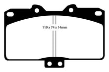 Cargar imagen en el visor de la galería, EBC 91-93 Dodge Stealth 3.0 4WD Redstuff Pastillas de freno delanteras