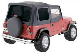 Rampage 1988-1995 Jeep Wrangler(YJ) Parte superior de repuesto OEM - Denim negro