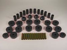 Cargar imagen en el visor de la galería, Rugged Ridge Total Bushing Kit Black 55-75 Jeep CJ5 and CJ7