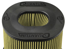Cargar imagen en el visor de la galería, aFe Quantum Pro-Guard 7 Air Filter Inverted Top - 5in Flange x 8in Height - Oiled PG7