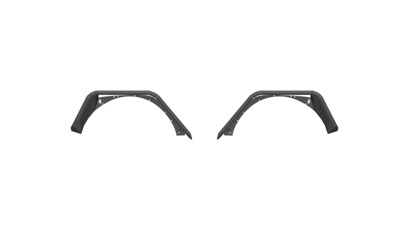 Road Armor 18-20 Jeep Wrangler JL Stealth Guardabarros trasero Flare Body Armor - Tex Blk