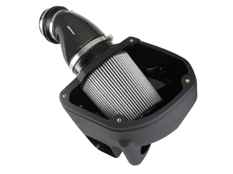 Sistema de admisión de aire frío de fibra de carbono aFe Black Series Stage-2 con medios Pro DRY S - BMW M5 (F90) 18-19