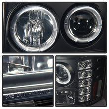 Load image into Gallery viewer, Spyder GMC Sierra 1500/2500 07-13 Projector Headlights LED Halo- LED Blk Smke PRO-YD-GS07-HL-BSM