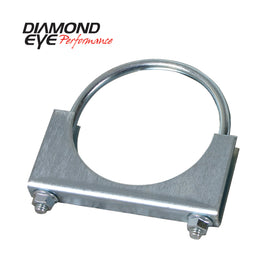 ABRAZADERA Diamond Eye, PERNO EN U DE 3 pulg. Y 3/8 pulg., SILLA DE CALIBRE 11, RECUBIERTA DE ZINC, PARA TRABAJO PESADO