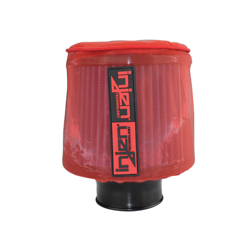 Prefiltro repelente al agua Injen rojo compatible con X-1022 base de 6-1/2 pulgadas/8 pulgadas de alto/parte superior de 5-1/2 pulgadas
