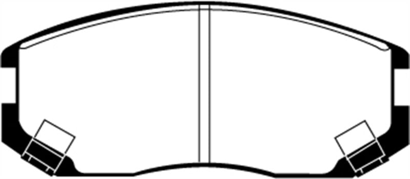 EBC 91-94 Dodge Colt 1.5 Pastillas de freno delanteras Greenstuff