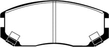 Cargar imagen en el visor de la galería, EBC 91-94 Dodge Colt 1.5 Pastillas de freno delanteras Greenstuff