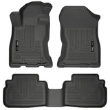 Husky Liners 2019 Subaru Forester Weatherbeater Revestimientos negros para el piso del asiento delantero y segundo