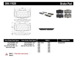 StopTech Performance 06-07 Subaru Impreza WRX/WRX STi Front Brake Pads