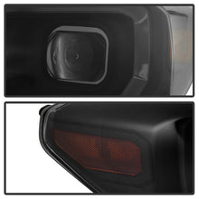 Cargar imagen en el visor de la galería, xTune 16-18 Toyota Tacoma SR/SR5 DRL Proj Headlights w/Turn Signal - Blk Smk (PRO-JH-TTA16-SR-BSM)