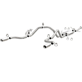 MagnaFlow 14 Toyota Tundra V8 4.6L/5.7L Escape trasero de gato de acero inoxidable Salida trasera doble dividida