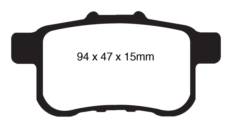 EBC 09-14 Acura TSX 2.4 Pastillas de freno traseras Greenstuff