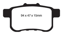 Cargar imagen en el visor de la galería, EBC 09-14 Acura TSX 2.4 Pastillas de freno traseras Greenstuff