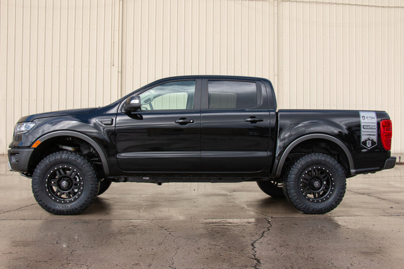 ICON 2019+ Ford Ranger 0-3.5in Sistema de suspensión Etapa 2 con Billet Uca