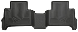 Husky Liners 15 Chevrolet Colorado Crew Cab WeatherBeater Revestimientos negros para el piso del segundo asiento