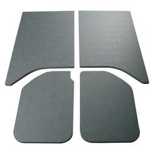 Cargar imagen en el visor de la galería, DEI 11-18 Jeep Wrangler JK 2 puertas Boom Mat Headliner - 4 piezas - Aspecto de cuero gris