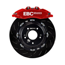 Cargar imagen en el visor de la galería, EBC Racing 2019+ BMW M235i (F44) Pinzas Apollo rojas de 6 pistones Rotores de 355 mm Kit de freno delantero grande