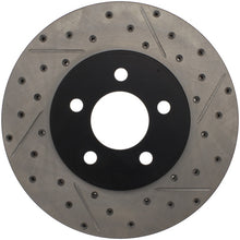 Load image into Gallery viewer, StopTech 03-09 Lincoln Town Car / 03-09 Mercury Grand Marquis Front Left Slotted &amp; Drilled Rotor