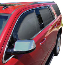 Cargar imagen en el visor de la galería, Westin 15-18 Chevy/GMC/Cadillac Tahoe/Yukon/Escalade Wade In-Channel Wind Deflector 4pc - Smoke
