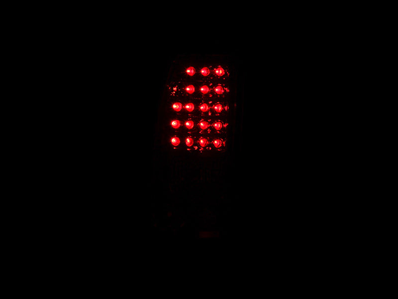 ANZO 2003-2006 Chevrolet Silverado 1500 luces traseras LED rojo/transparente