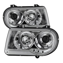 Cargar imagen en el visor de la galería, Spyder Chrysler 300C 05-10 Projector Headlights LED Halo LED Chrm (Not Included) PRO-YD-C300C-HL-C