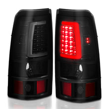 Cargar imagen en el visor de la galería, ANZO 1999-2002 Chevy Silverado 1500 luces traseras LED estilo tablón negro con lente ahumada