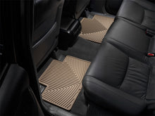Cargar imagen en el visor de la galería, WeatherTech 05-13 Toyota Tacoma Crew Cab Rear Rubber Mats - Tan