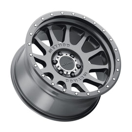 Method MR605 NV 20x10 -24 mm Offset 6x135 87 mm CB Rueda de titanio brillante