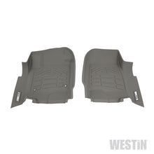 Cargar imagen en el visor de la galería, Westin 2017-2018 Ford Super Duty Regular/Super/Crew Cab Wade Sure-Fit Floor Liners Front - Gray