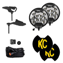 Cargar imagen en el visor de la galería, KC HiLiTES Jeep 392/Mojave SlimLite LED Kit de luces de zanja Sys de 2 luces