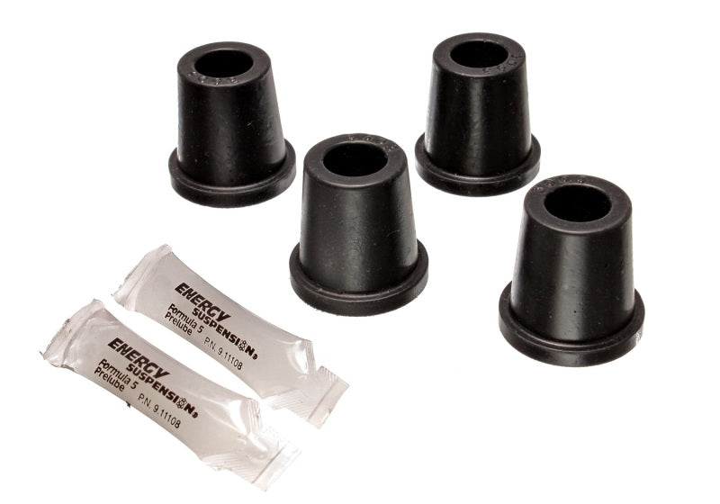 Energy Suspensión 87-96 Mitsubishi 2WD PU / 79-93 Dodge D-50 PU Juego de bujes de brazo de control delantero negro