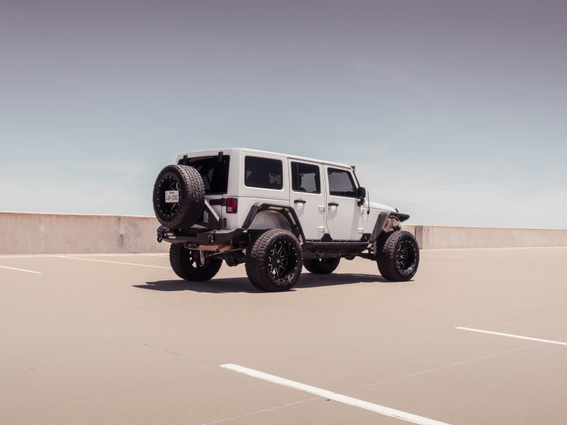 Road Armor 07-18 Jeep Wrangler JKU 4DR Stealth Rocker Body Armor Panel basculante - Tex Blk