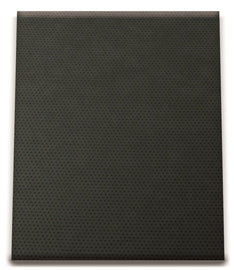 DEI Tapete universal con apariencia de cuero para techo interior 1/2 pulg. x 75 pulg. x 54 pulg. - Negro