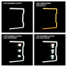 Load image into Gallery viewer, Spyder Apex 20-22 Ford F250/F350 (Halogen) High-Power LED Headlights - Black PRO-YD-FS20HALAP-SEQ-BK