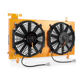 Mishimoto 08+ Subaru WRX/STI PNP Cubierta de ventilador de aluminio dorado