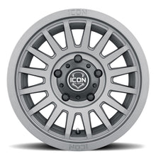 Cargar imagen en el visor de la galería, ICON Recon SLX 18x9 6x5.5 BP 40mm Offset 6.6in BS 95.1mm Hub Bore Charcoal Wheel